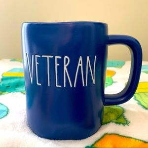 BNWT Rae Dunn Navy VETERAN Mug